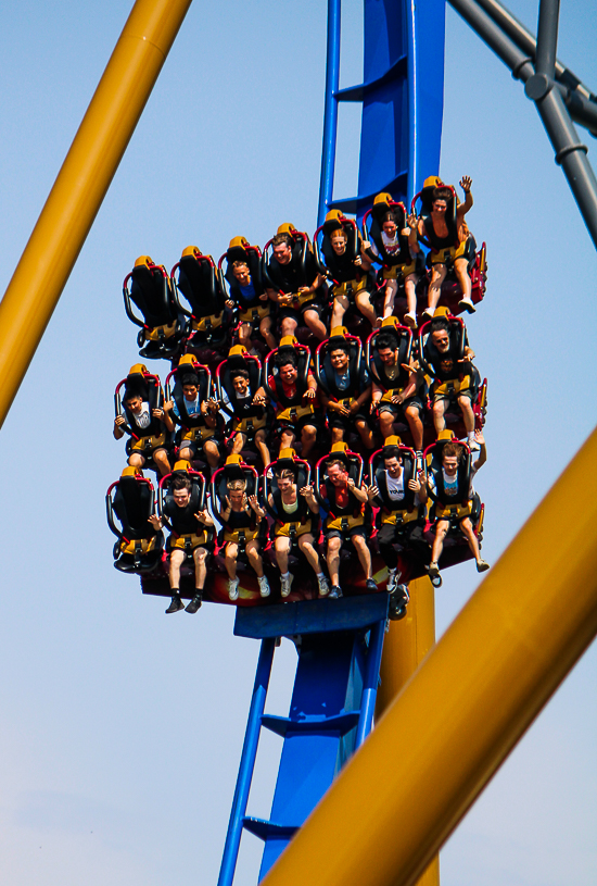The new for 2025 Wrath of Rakshasa coaster at Six Flags Great America, Gurnee, Illinois