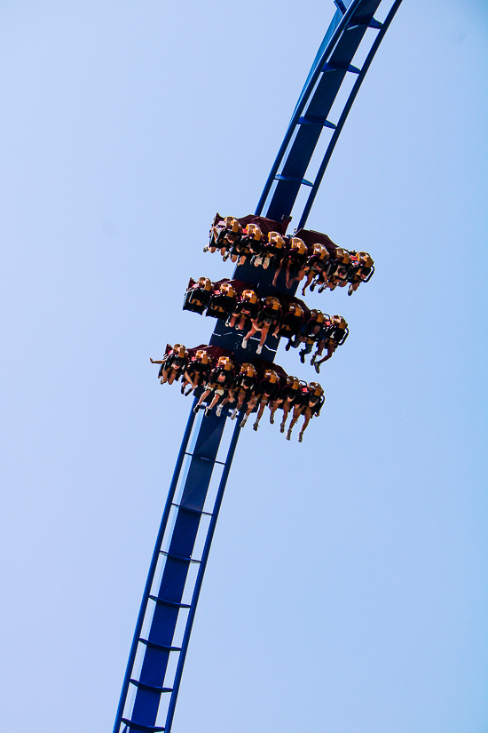 The new for 2025 Wrath of Rakshasa coaster at Six Flags Great America, Gurnee, Illinois