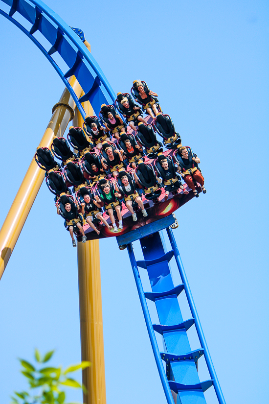 The new for 2025 Wrath of Rakshasa coaster at Six Flags Great America, Gurnee, Illinois