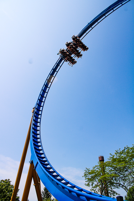 The new for 2025 Wrath of Rakshasa coaster at Six Flags Great America, Gurnee, Illinois
