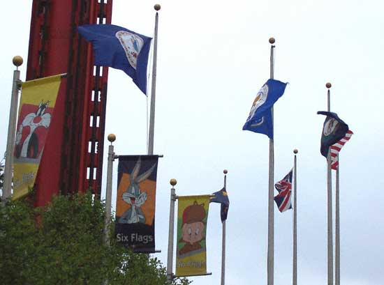 Six Flags at Six Flags Kentucky Kingdom, Louisville, Kentucky