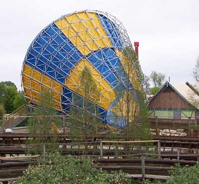 The Tornado Water Slide at Six Flags Kentucky Kingdom, Louisville, KY