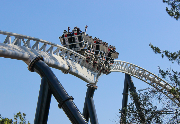 The Full Throttle rollercoaster - The American Coaster Enthusiasts Coaster Con 42 at Six Flags Magic Mountain in Valencia, California