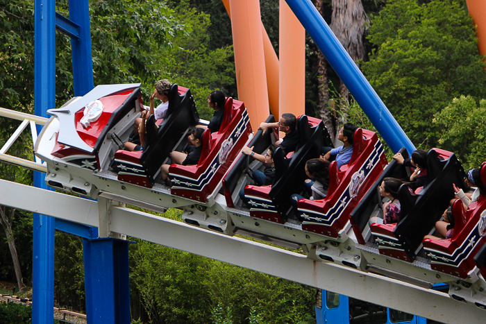 The Great American Revolution Rollercoaster - The American Coaster Enthusiasts Coaster Con 42 at Six Flags Magic Mountain in Valencia, California