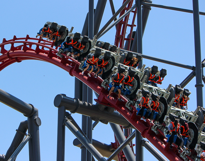 The X2 Rollercoaster - The American Coaster Enthusiasts Coaster Con 42 at Six Flags Magic Mountain in Valencia, California