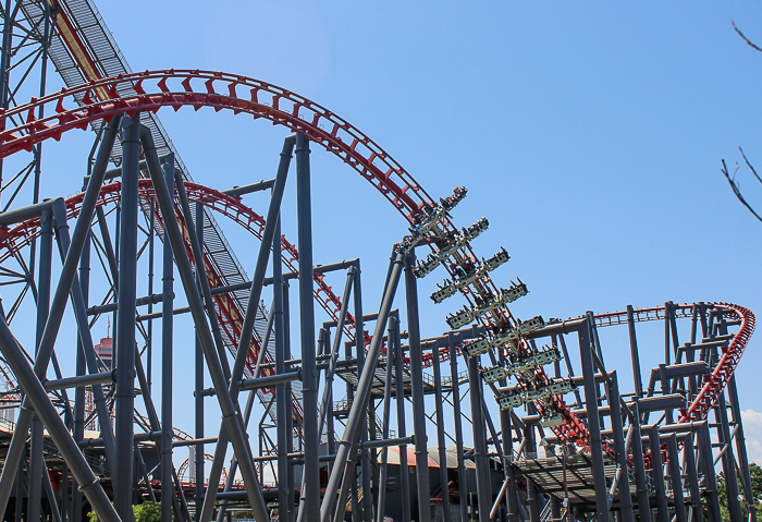The X2 Rollercoaster - The American Coaster Enthusiasts Coaster Con 42 at Six Flags Magic Mountain in Valencia, California