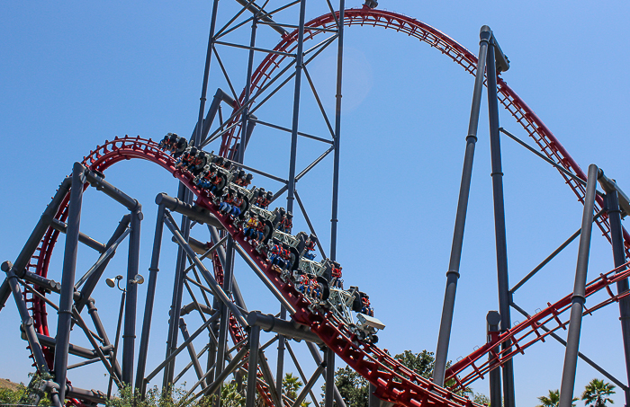 The X2 Rollercoaster - The American Coaster Enthusiasts Coaster Con 42 at Six Flags Magic Mountain in Valencia, California