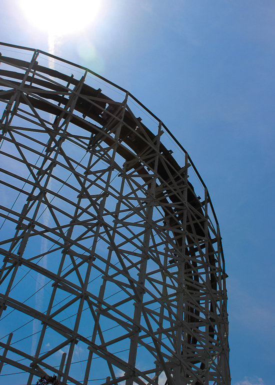 The Cyclone Roller Coaster at Six Flags New England, Agawam, Massachusetts