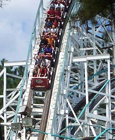 The Georgia Cyclone Rollercoaster @ Six Flags Over Georgia
