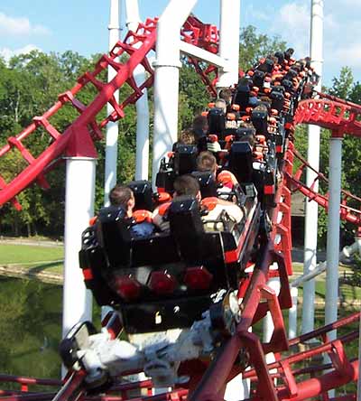 The Ninja Rollercoaster @ Six Flags Over Georgia