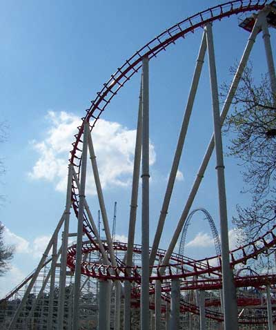 The Ninja Rollercoaster at Six Flags Over Georgia, Austell, GA