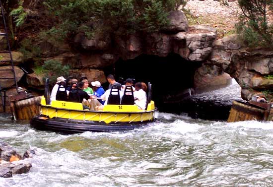 The Thunder River Rapids Ride at Six Flags Over Georgia, Austell, GA