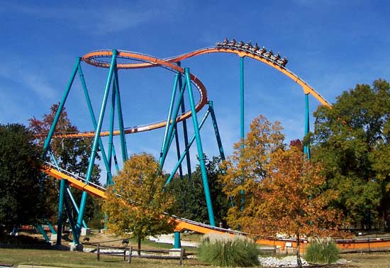 The new for 2006 Goliath Hypercoaster at Six Flags Over Georgia, Austell, GA