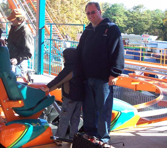 The new for 2006 Goliath Hypercoaster at Six Flags Over Georgia, Austell, GA