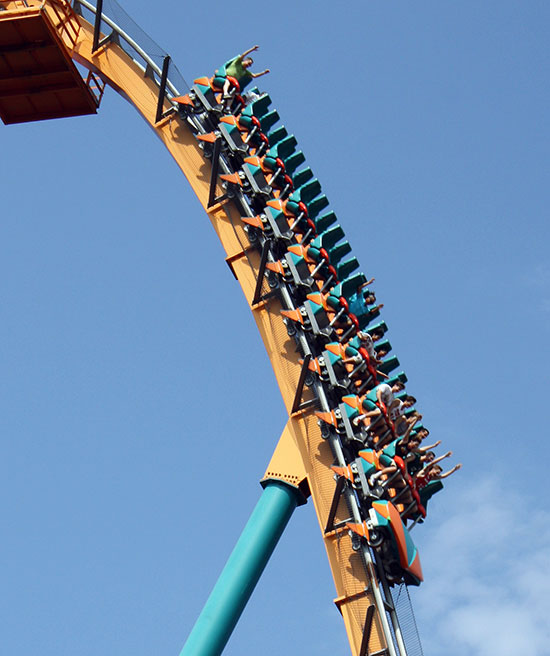 The Goliath Roller Coaster at Six Flags Over Georgia, Austell, Georgia