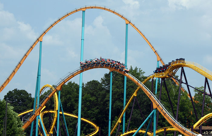 The Goliath Roller Coaster at Six Flags Over Georgia, Austell, Georgia