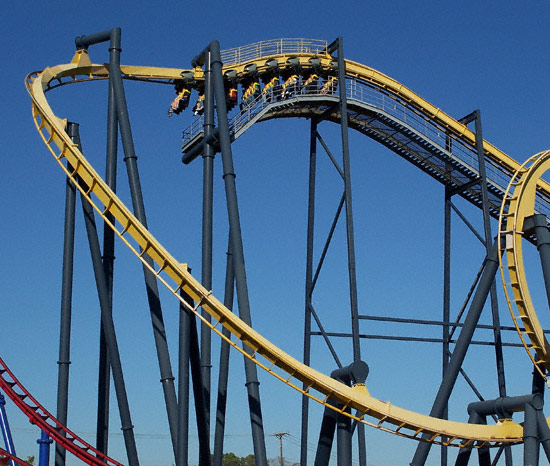 Batman The Ride at Six Flags Over Texas, Arlington, TX