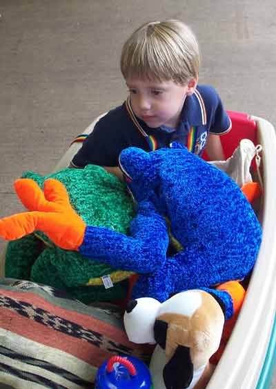 Bond and some of his winnings @ Six Flags St. Louis
