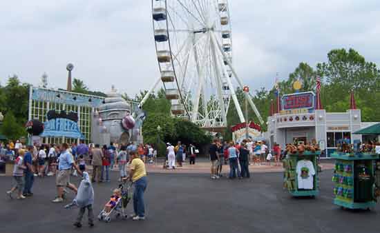 DC Comics Plaza @ Six Flags St. Louis
