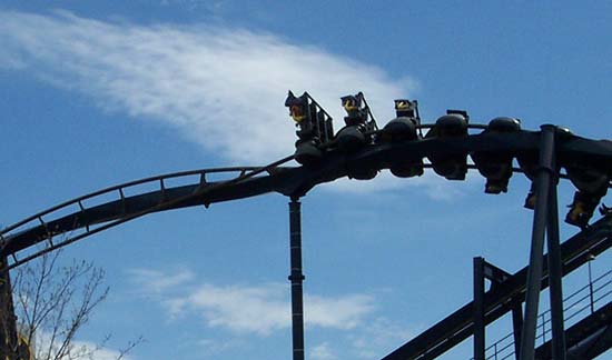 Batman The Ride Rollercoaster at Six Flags St. Louis