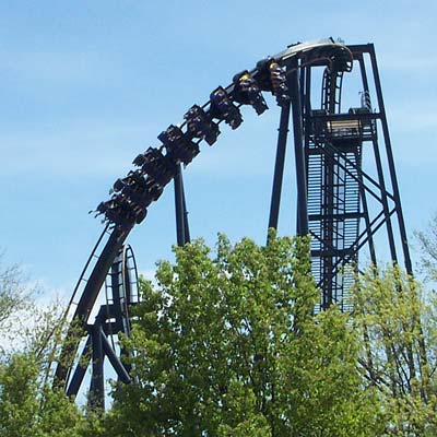 Batman The Ride At Six Flags St. Louis 