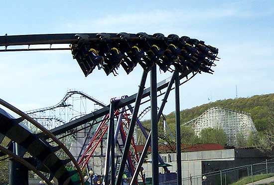 Batman The Ride Rollercoaster at Six Flags St. Louis