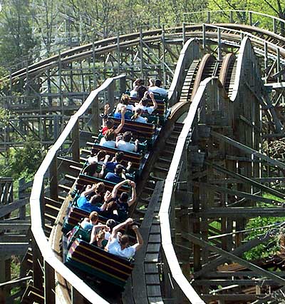 The Boss Rollercoaster at Six Flags St. Louis