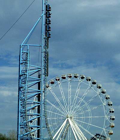 Mr. Freeze Rollercoaster at Six Flags St. Louis