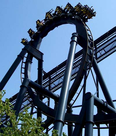 The Batman Rollercoaster at Six Flags St. Louis, Allenton, MO