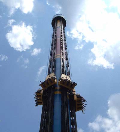 The new for 2006 Superman:  Tower Of Power at Six Flags St. Louis, Allenton, MO