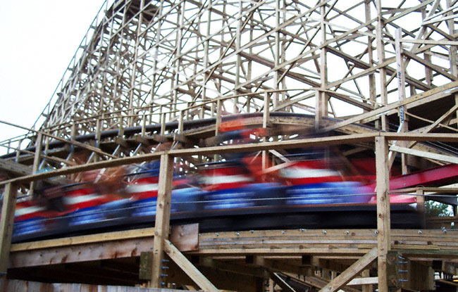 The Evel Knievel Rollercoaster at Six Flags St. Louis, Eureka, Missouri