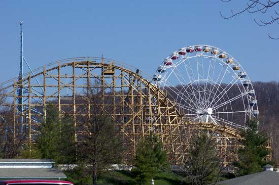 The Evin Knievel Rollercoaster at Six Flags St. Louis, Allenton, Missouri