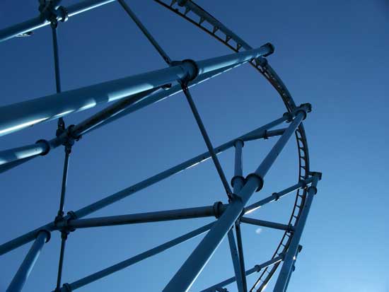 The Mr. Freeze Rollercoaster at Six Flags St. Louis, Allenton, Missouri