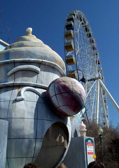 The Mr. Freeze Rollercoaster at Six Flags St. Louis, Allenton, Missouri