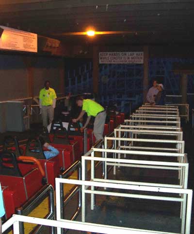 The Screaming Eagle Rollercoaster at Six Flags St. Louis, Allenton, Missouri