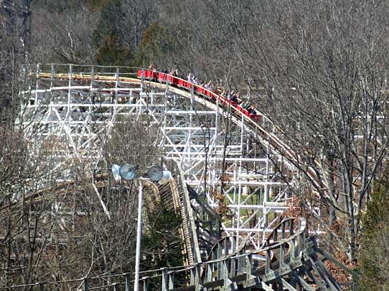 The Screaming Eagle Rollercoaster at Six Flags St. Louis, Allenton, Missouri