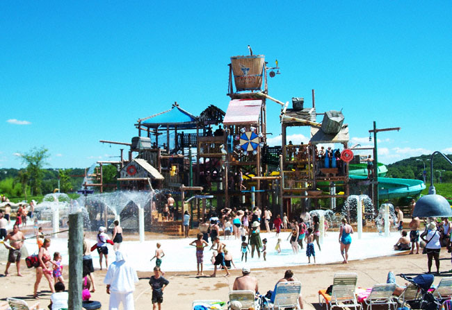 The Hurricane Harbor Waterpark at Six Flags St. Louis, Eureka, Missouri