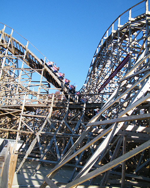 The Evel Knievel Rollercoaster at Six Flags St. Louis, Eureka, MO