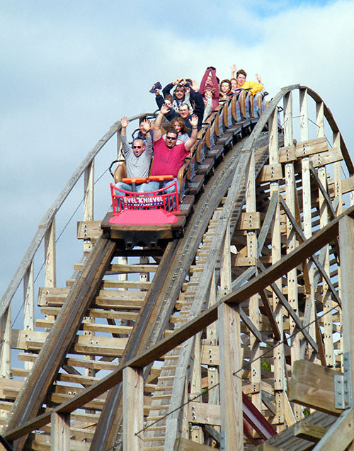 The Evel Knievel Rollercoaster at Six Flags St. Louis, Eureka, Missouri