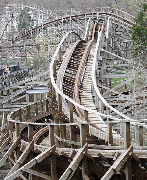 The Boss Rollercoasater at Six Flags St. Louis, Eureka, Missouri
