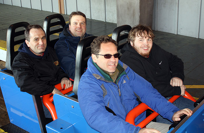 The Screaming Eagle Roller Coaster at Six Flags St. Louis, Eureka, Missouri
