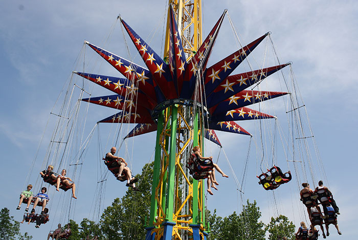 The New For 2011 Sky Screamer at Six Flags St. Louis, Eureka, Missouri