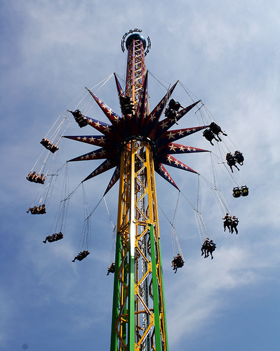 The New For 2011 Sky Screamer at Six Flags St. Louis, Eureka, Missouri