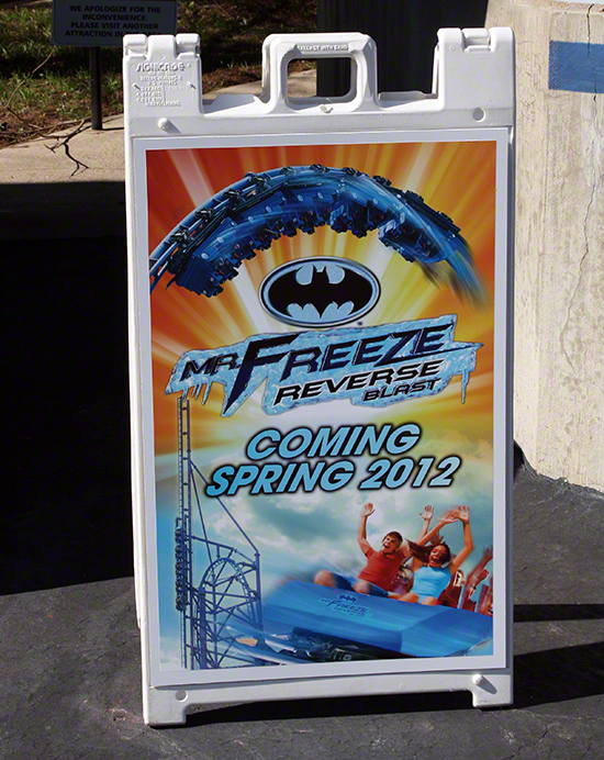 Mr. Freeze Reverse Blast at Six Flags St. Louis, Eureka, Missouri