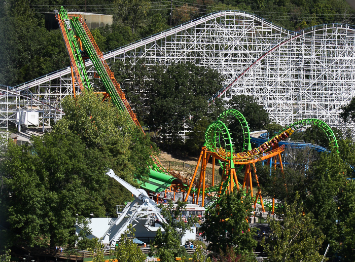 The Boomerang Rollercoaster at Six Flags St. Louis, Eureka, Missouri