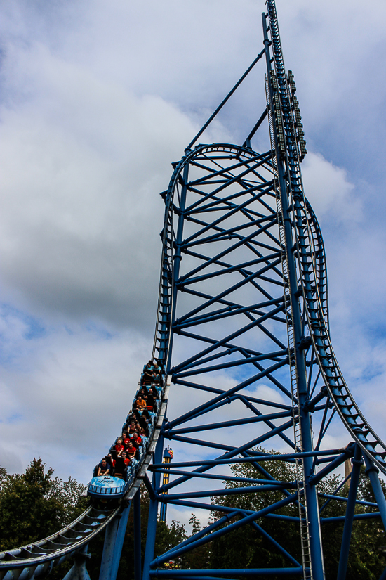 The Mr. Freeze Roller Coaster Behind the scenes tour during Daredevil Daze 2015 Six Flags St. Louis, Eureka, Missouri