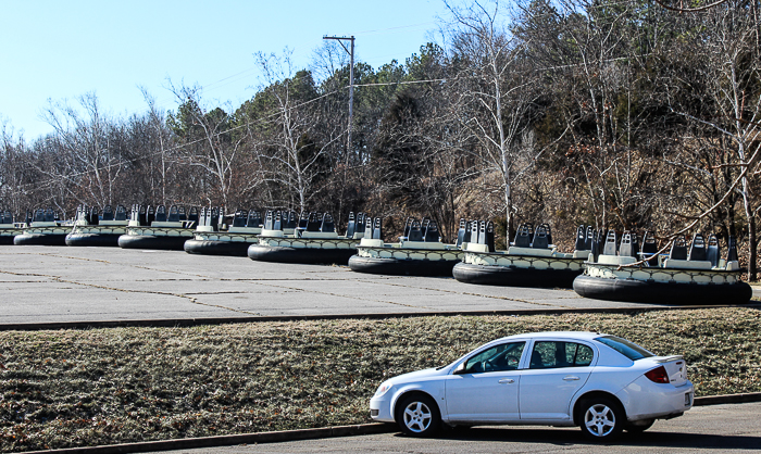 Justice League Battle For Metropolis under construction at Six Flags St. Louis, Eureka, Missouri