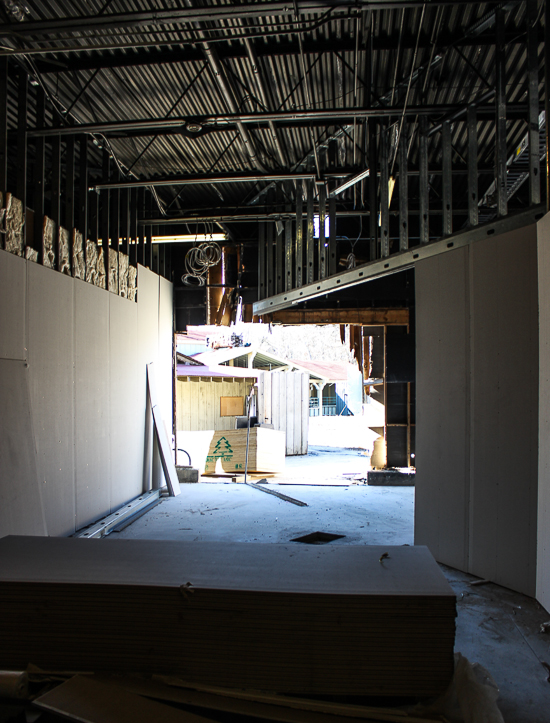 Justice League Battle For Metropolis under construction at Six Flags St. Louis, Eureka, Missouri