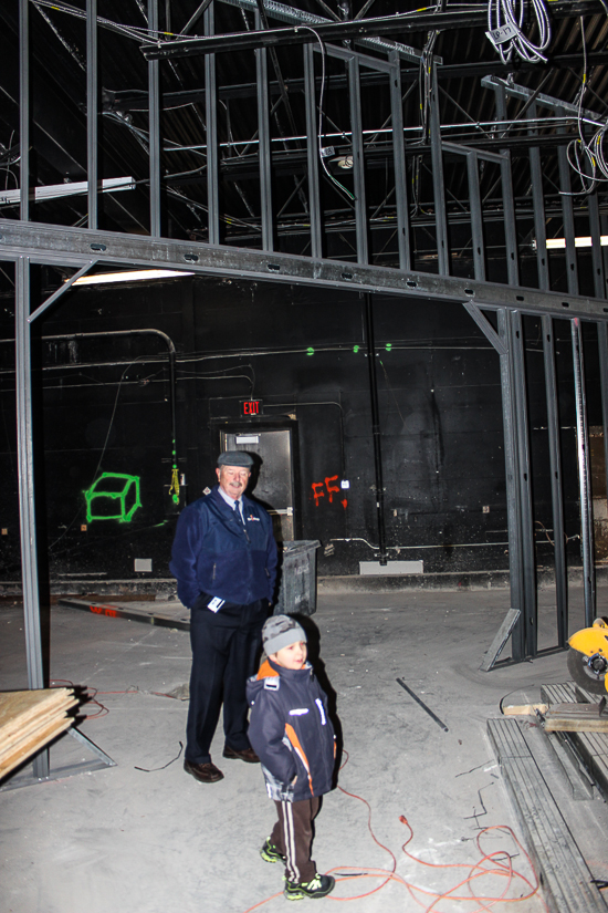 Justice League Battle For Metropolis under construction at Six Flags St. Louis, Eureka, Missouri