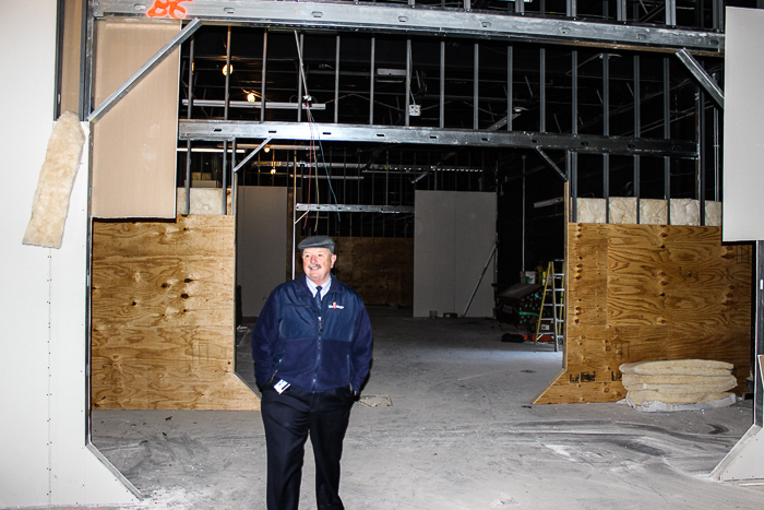 Justice League Battle For Metropolis under construction at Six Flags St. Louis, Eureka, Missouri